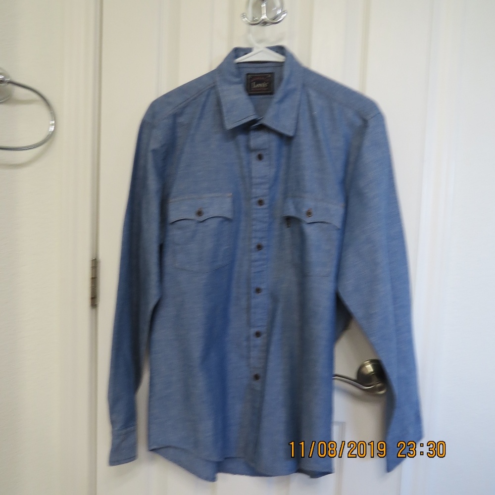 Levi's Blue Casual Button Down Shirt